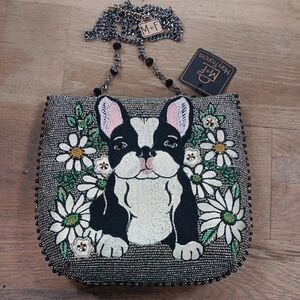 Mary Frances Pardon My Frenchie Handbag